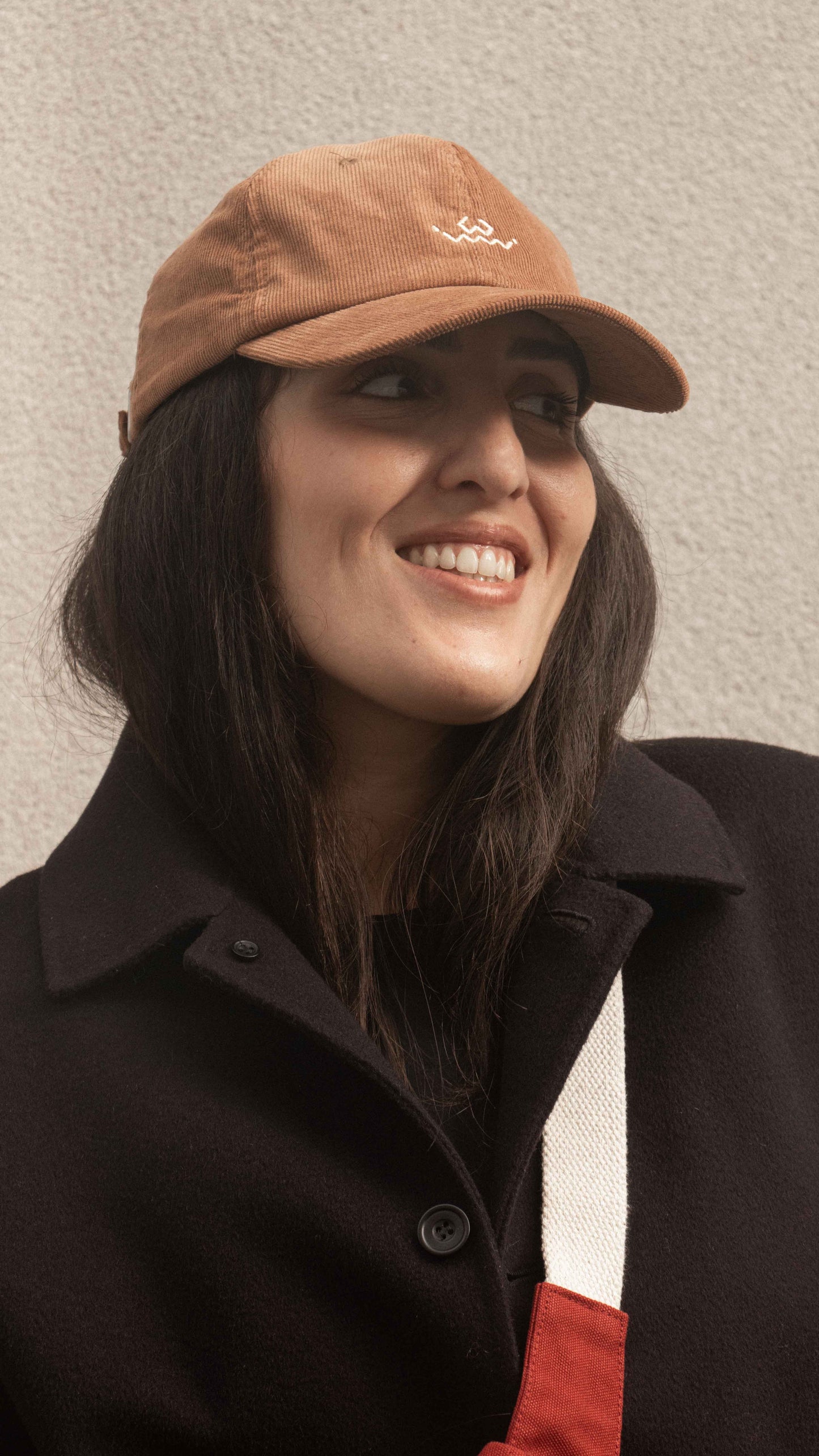 Casquette tara caramel - vue portee