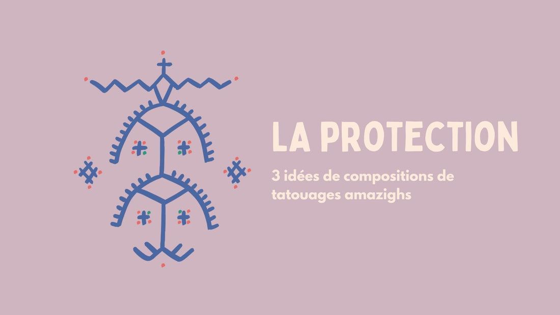 Tatouages amazighs : 3 compositions autour de la protection