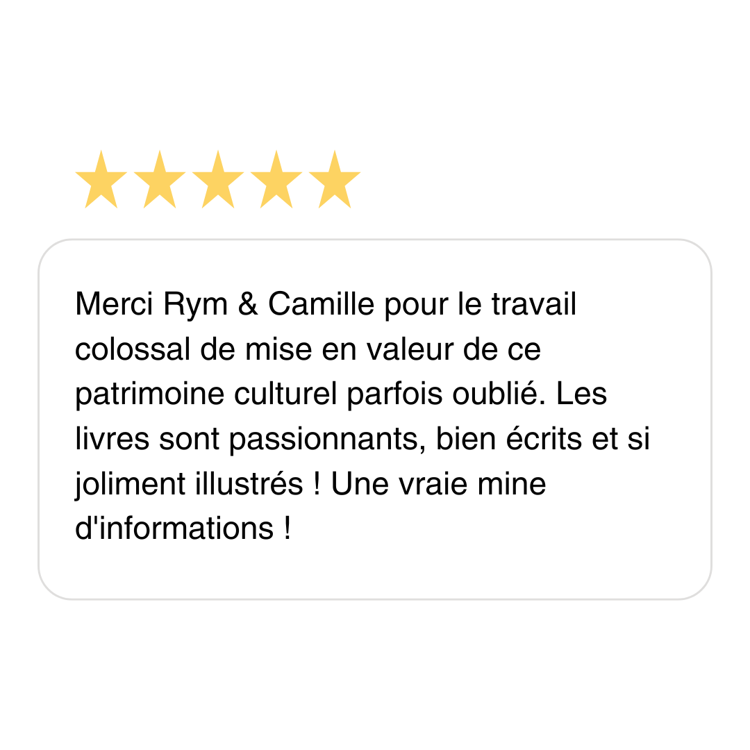 Avis sur les livres de Taszuri - "Merci pour ce travail colossal de mise en valeur de ce patrimoine culturel parfois oublié"