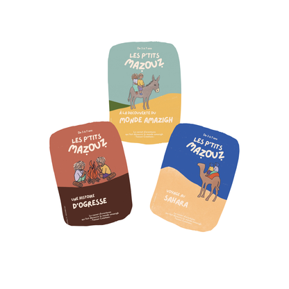 LES P'TITS MAZOUZ - Abonnement 'Découverte' - 6 mois - 3 numéros · 13 € / numéro