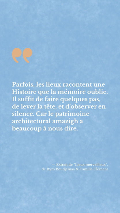 LIVRE - Lieux merveilleux du monde amazigh
