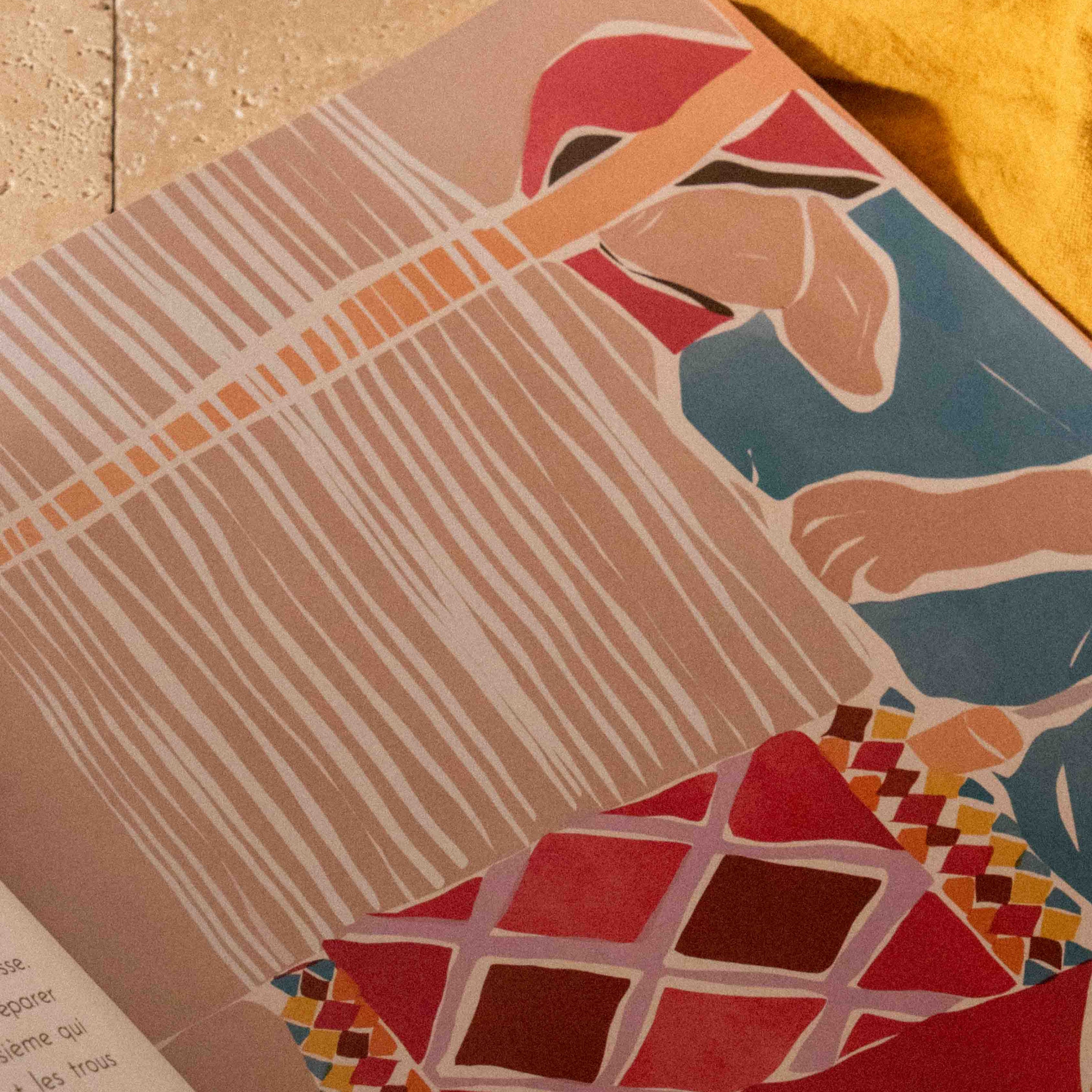 Livre - Le silence de nos grands-mères - Voyage au cœur de la culture amazighe - Femme qui tisse