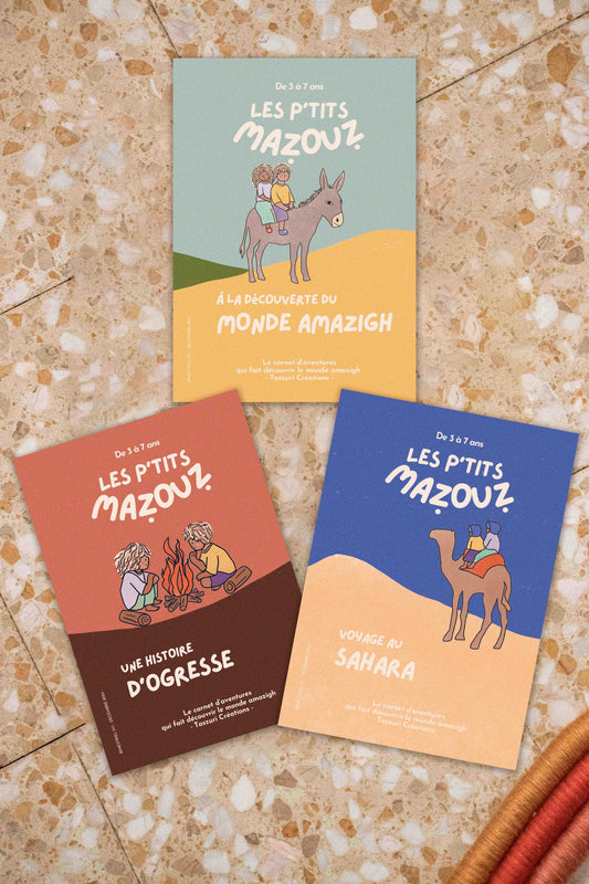 LES P'TITS MAZOUZ - Abonnement 'Découverte' - 6 mois - 3 numéros · 13 € / numéro