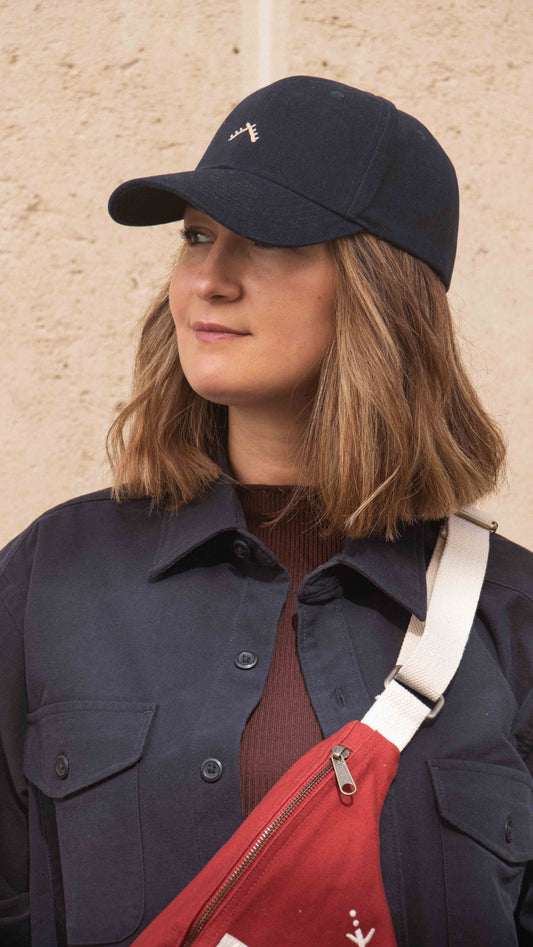 DAMYA - Casquette bleu marine