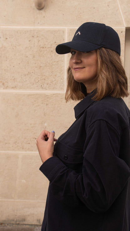DAMYA - Casquette bleu marine