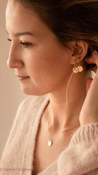 Boucles d'oreilles TALALIT - symbole de naissance
