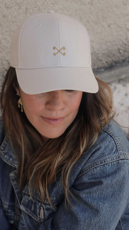 DAMYA - Casquette écrue