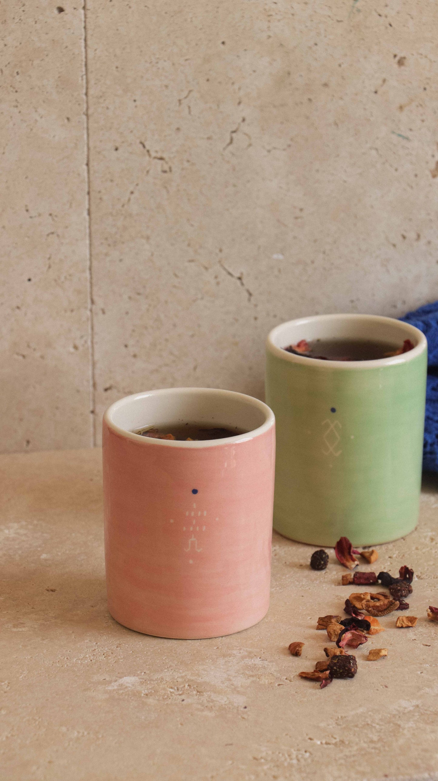 RIF - Mug en céramique artisanal pêche
