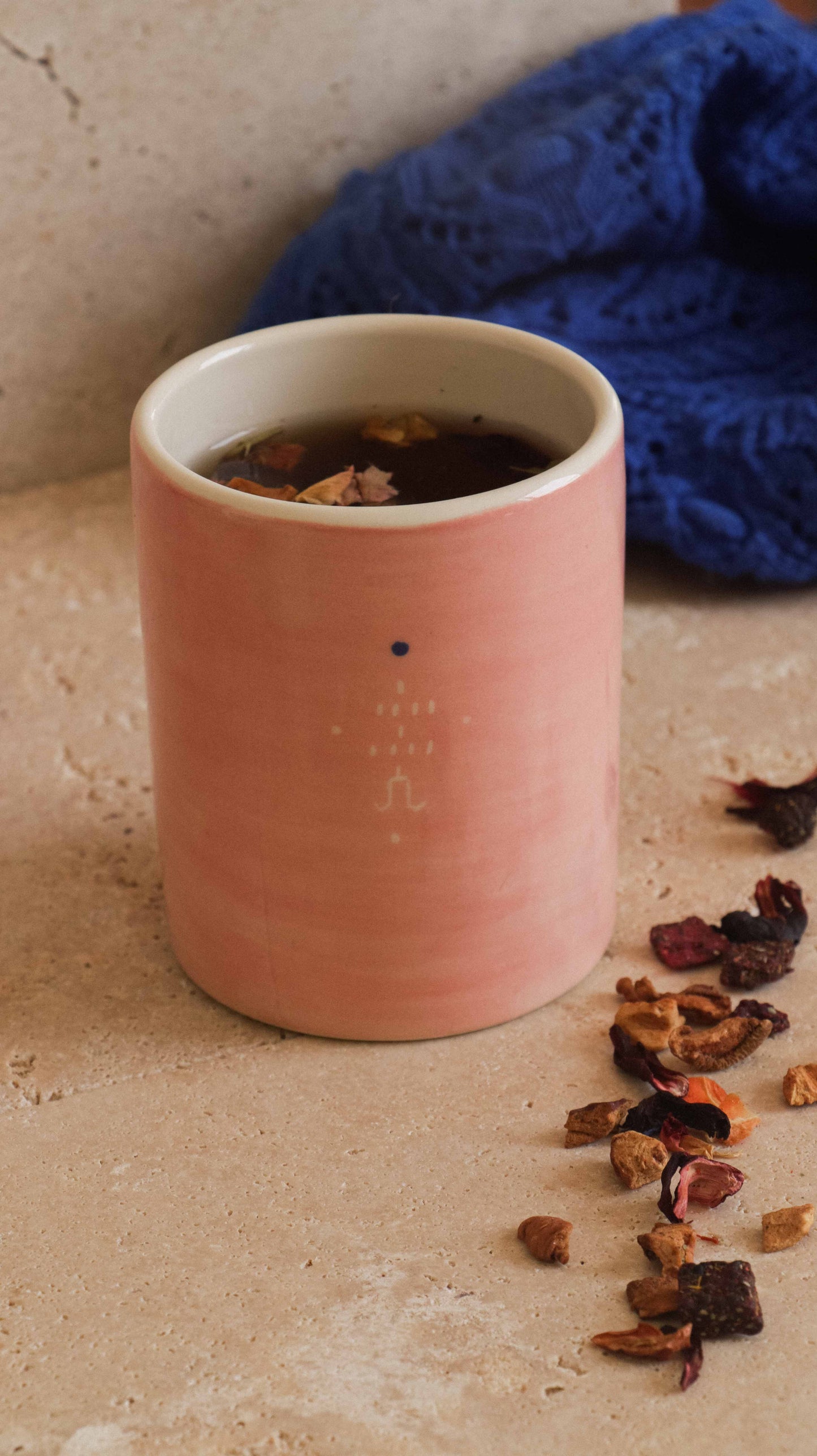 RIF - Mug en céramique artisanal pêche