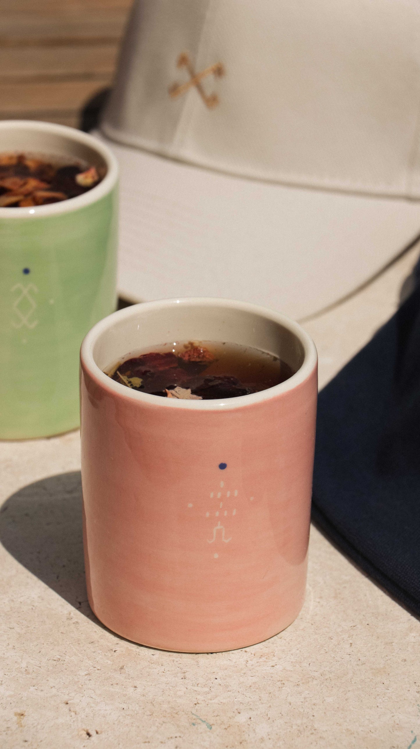 RIF - Mug en céramique artisanal pêche