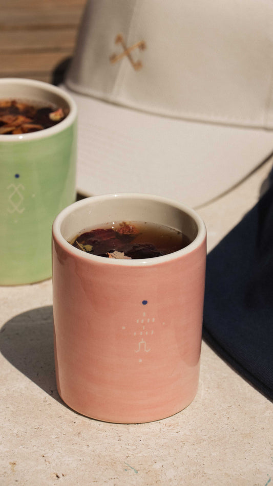 RIF - Mug en céramique artisanal pêche