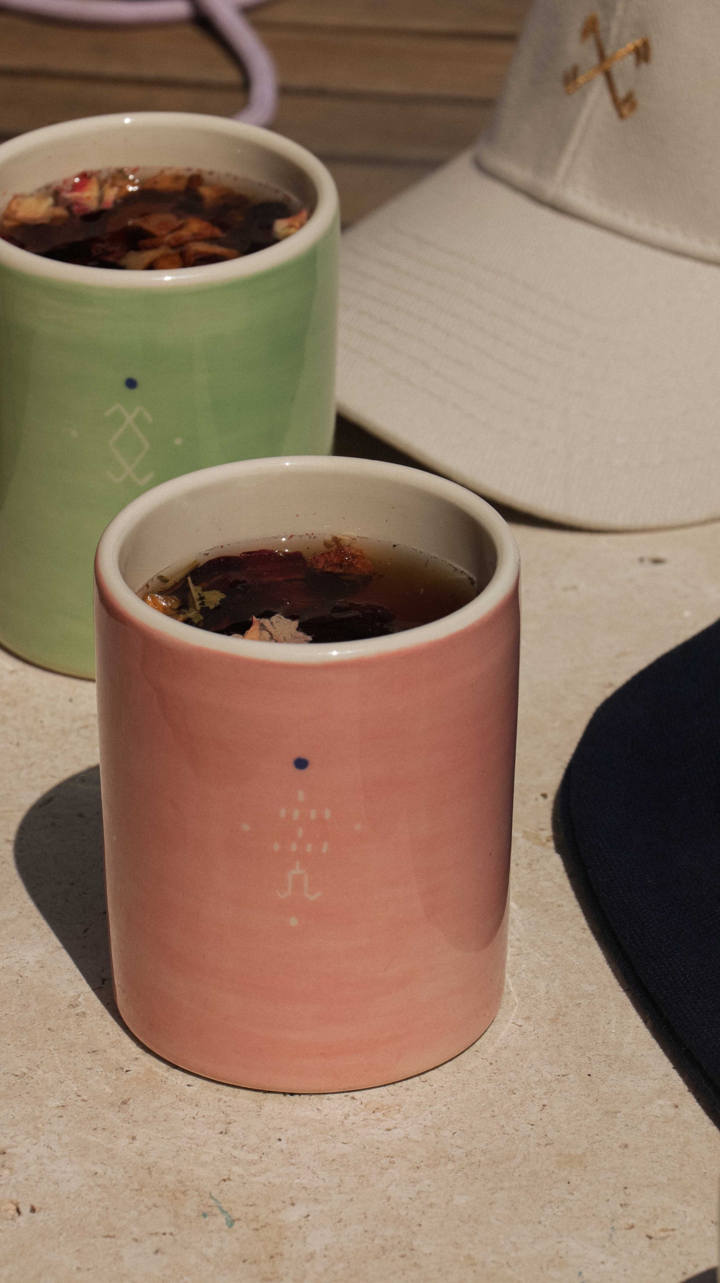 RIF - Mug en céramique artisanal pêche