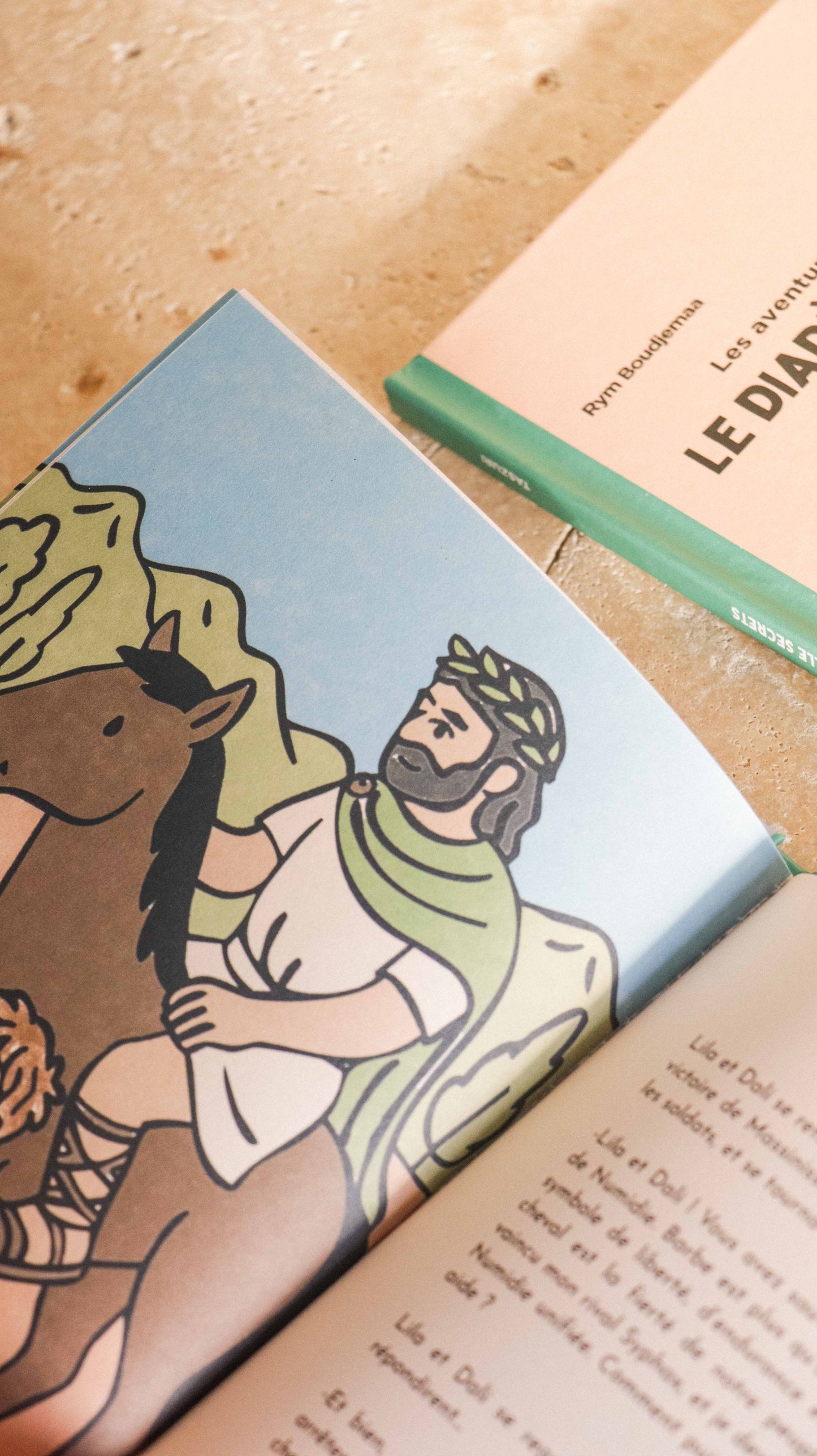 LIVRE 4 à 8 ans - Le cheval du roi Massinissa - Les aventures de Lila et Dali