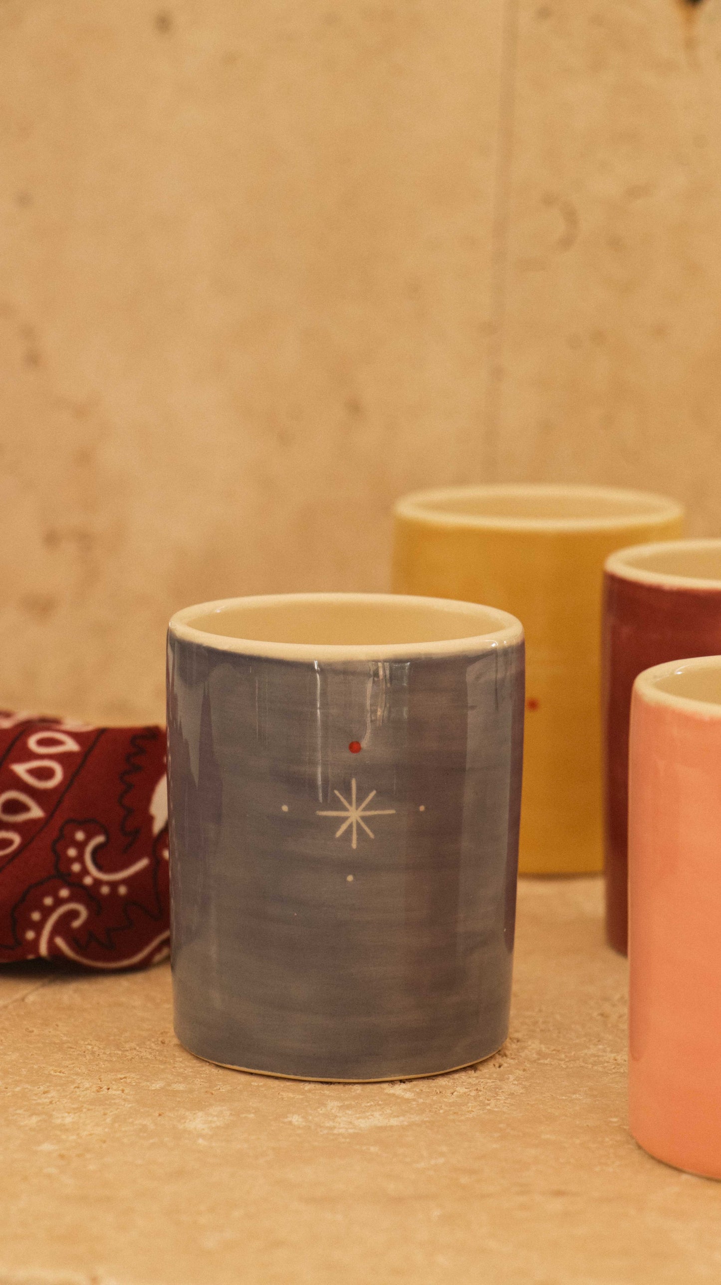 RIF - Mug en céramique artisanal ardoise