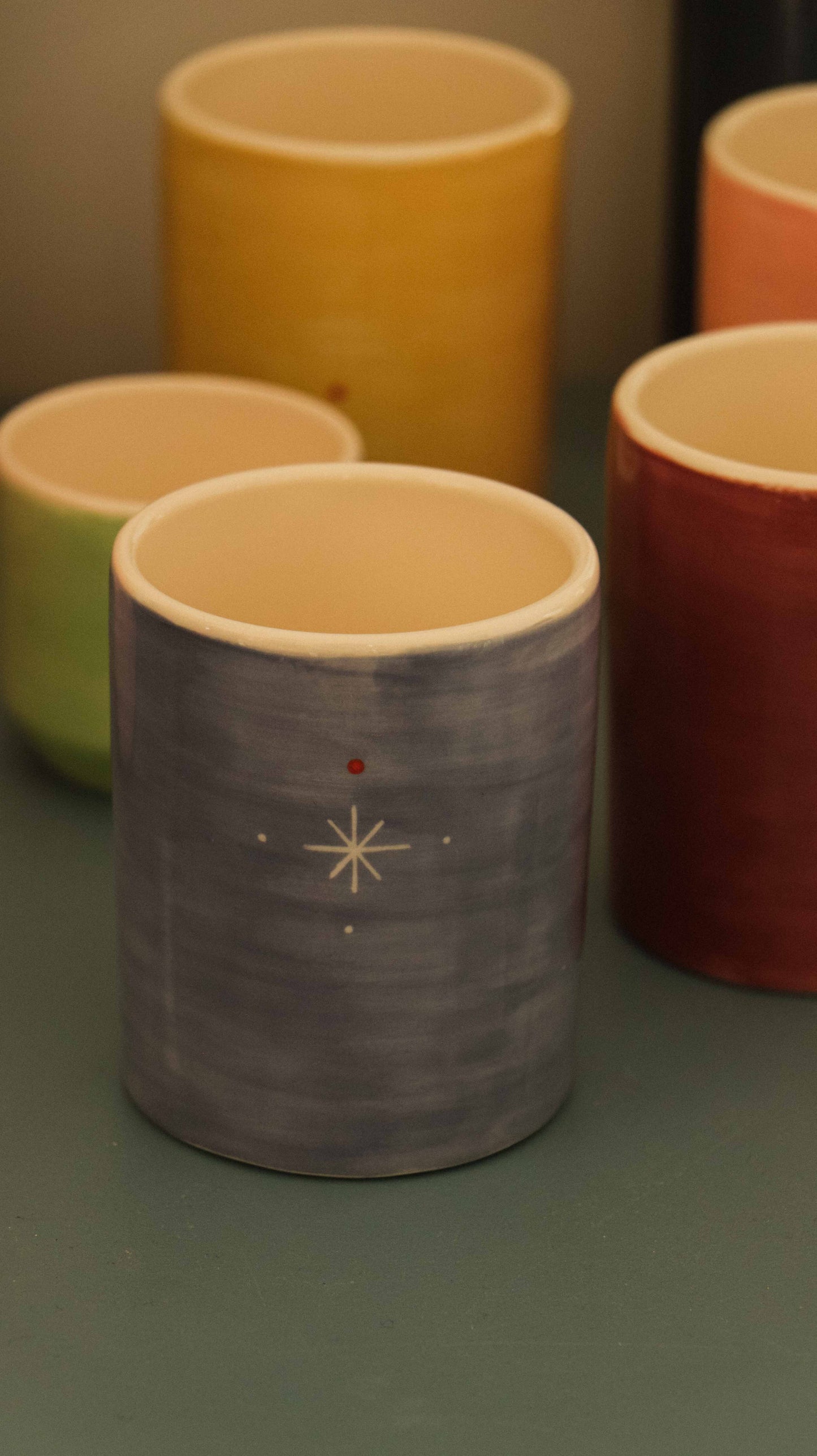 RIF - Mug en céramique artisanal ardoise