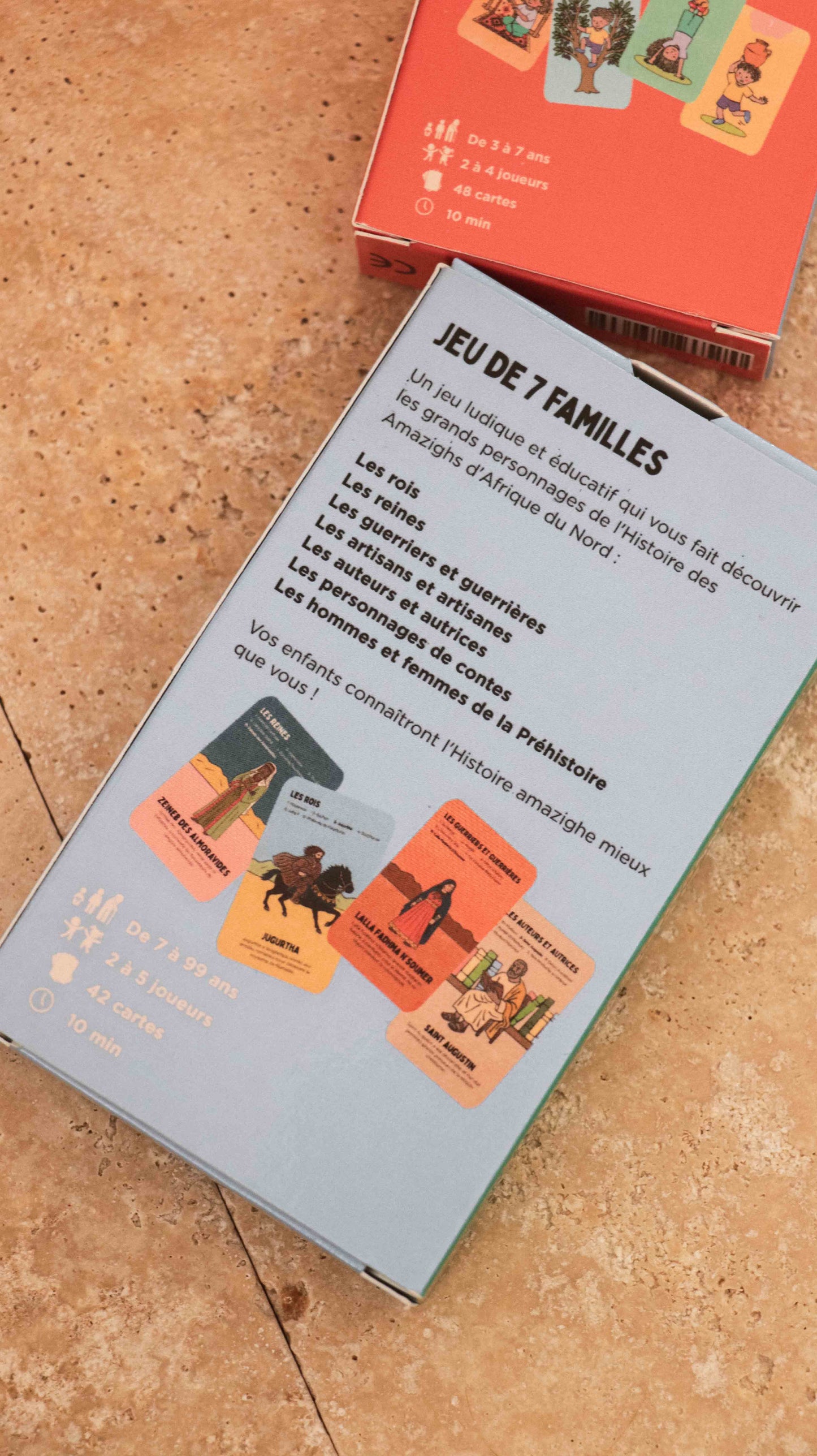 Jeu de 7 familles - Les grands personnages de l'Histoire Amazighe