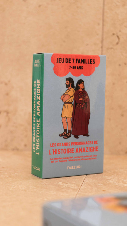 Jeu de 7 familles 7 à 99 ans - Les grands personnages de l'Histoire amazighe