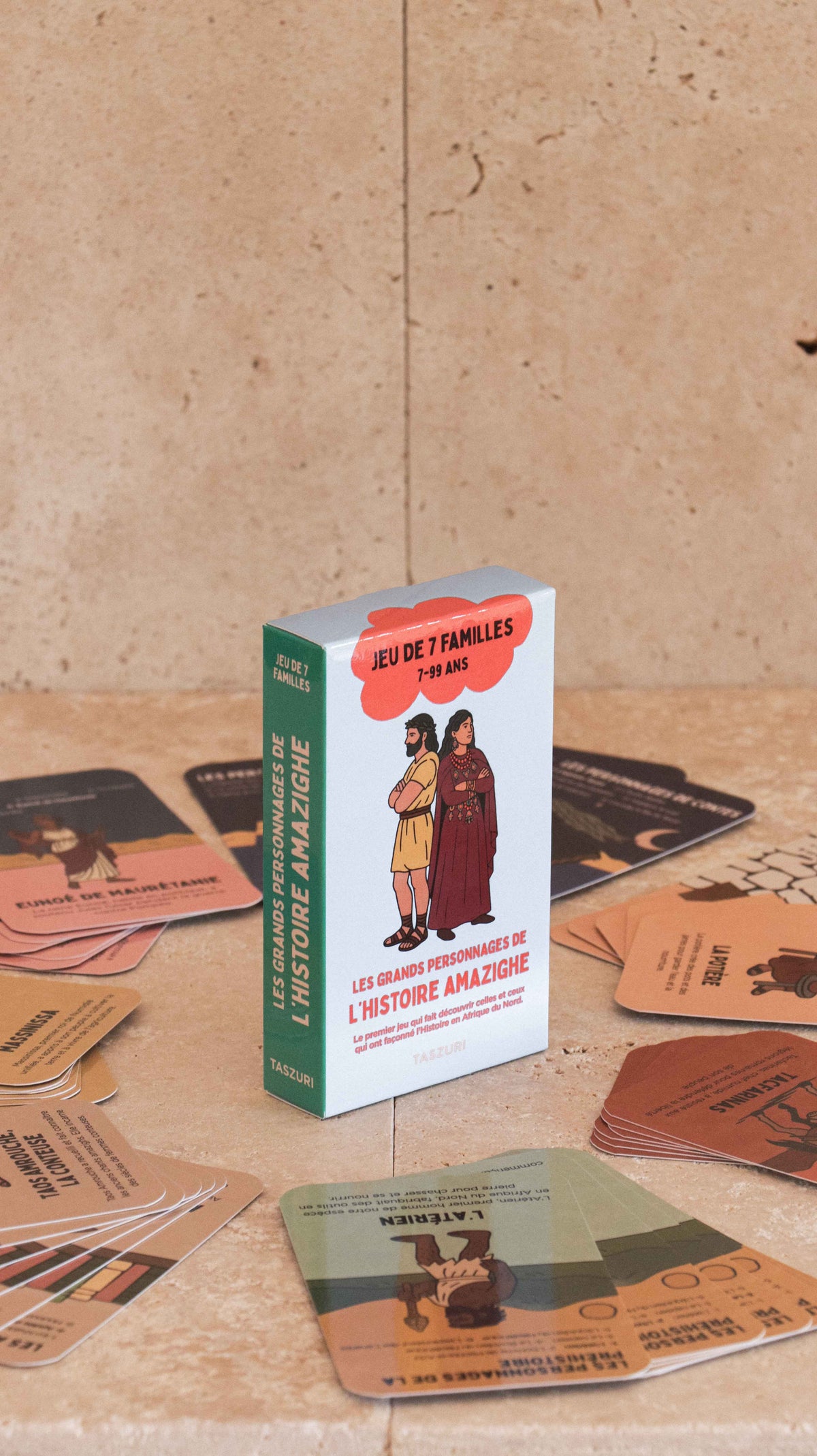 Jeu de 7 familles 7 à 99 ans - Les grands personnages de l'Histoire amazighe