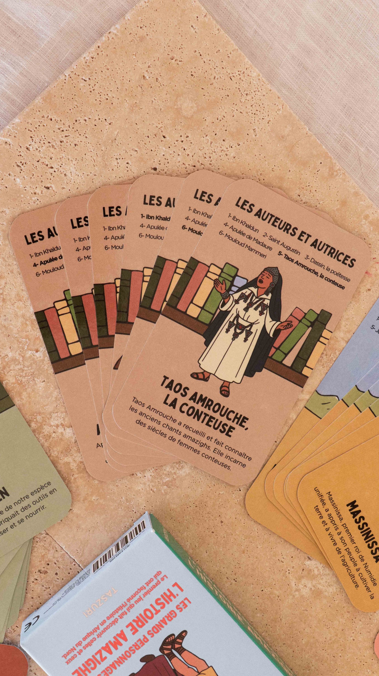 Jeu de 7 familles - Les grands personnages de l'Histoire Amazighe