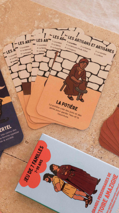 Jeu de 7 familles 7 à 99 ans - Les grands personnages de l'Histoire amazighe