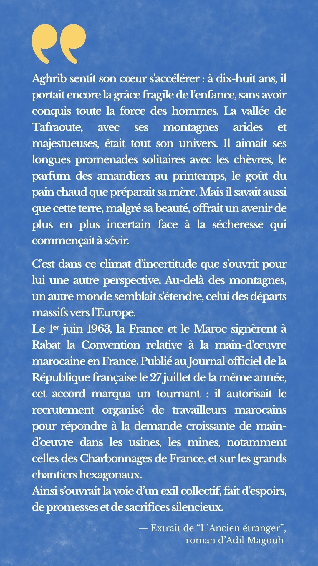 ROMAN - L'Ancien étranger - Adil Magouh (livraison fin août)